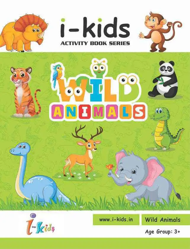 i-Kids Wild Animals Activity Book